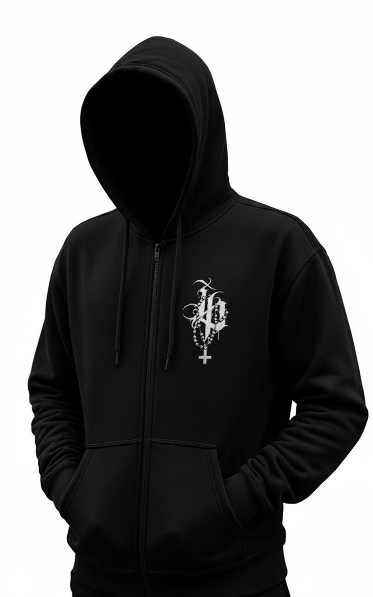 Choked Up Zip-Up Hoodie – INK POISONING APPAREL