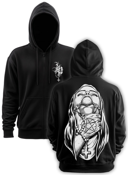 Choked Up Zip-Up Hoodie – INK POISONING APPAREL