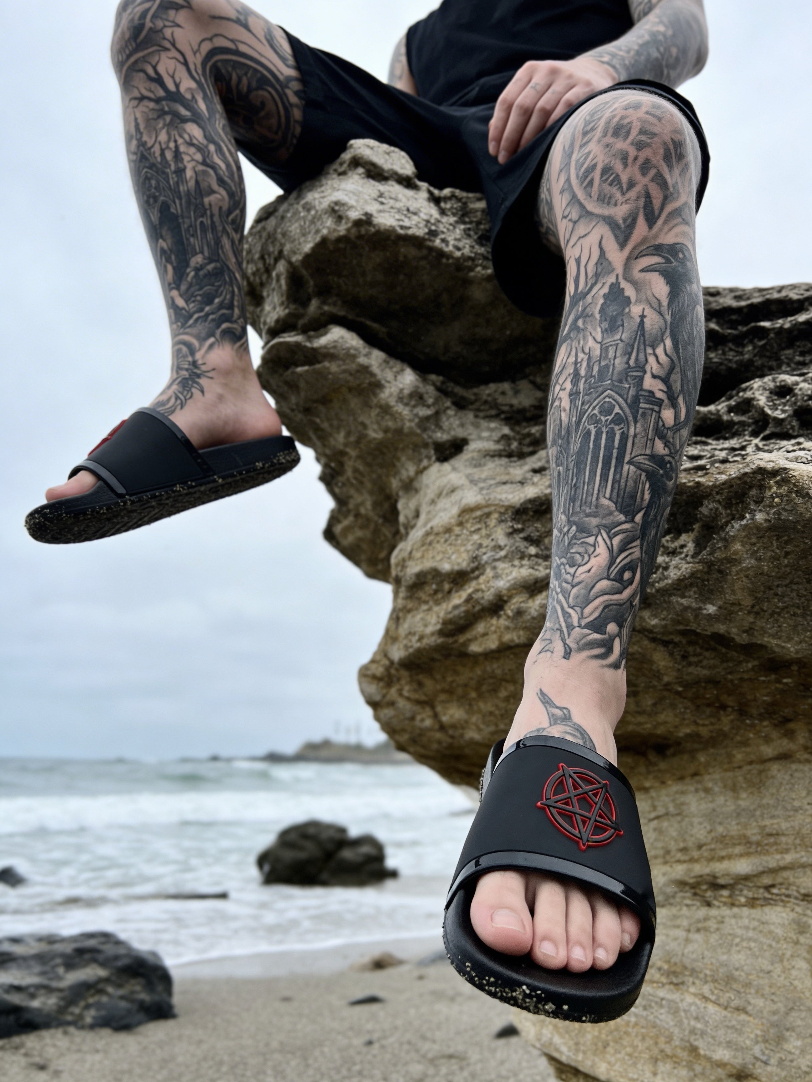 Pentagram Slides – INK POISONING APPAREL