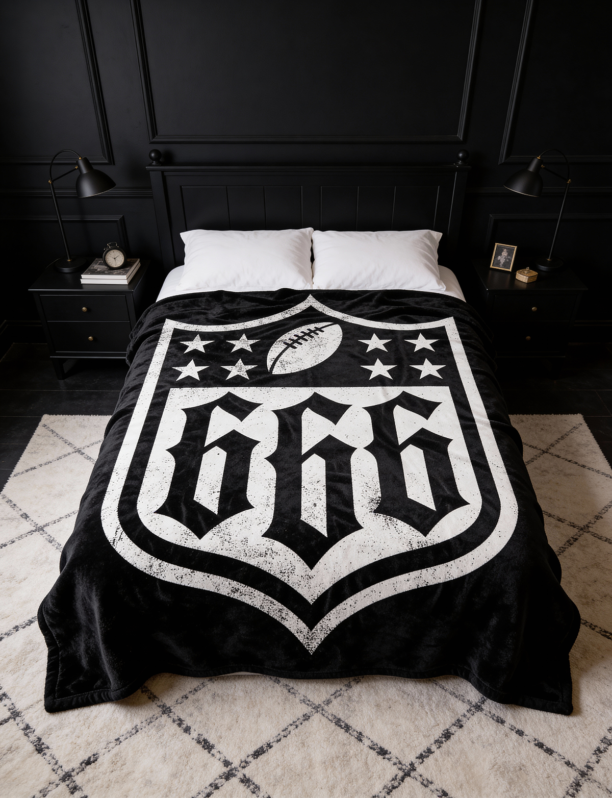 666 Shield Fleece Blanket – INK POISONING APPAREL