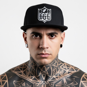 666 Shield Snapback | Ink Poisoning Apparel – INK POISONING APPAREL 666 Shield Snapback | Ink Poisoning Apparel – INK POISONING APPAREL