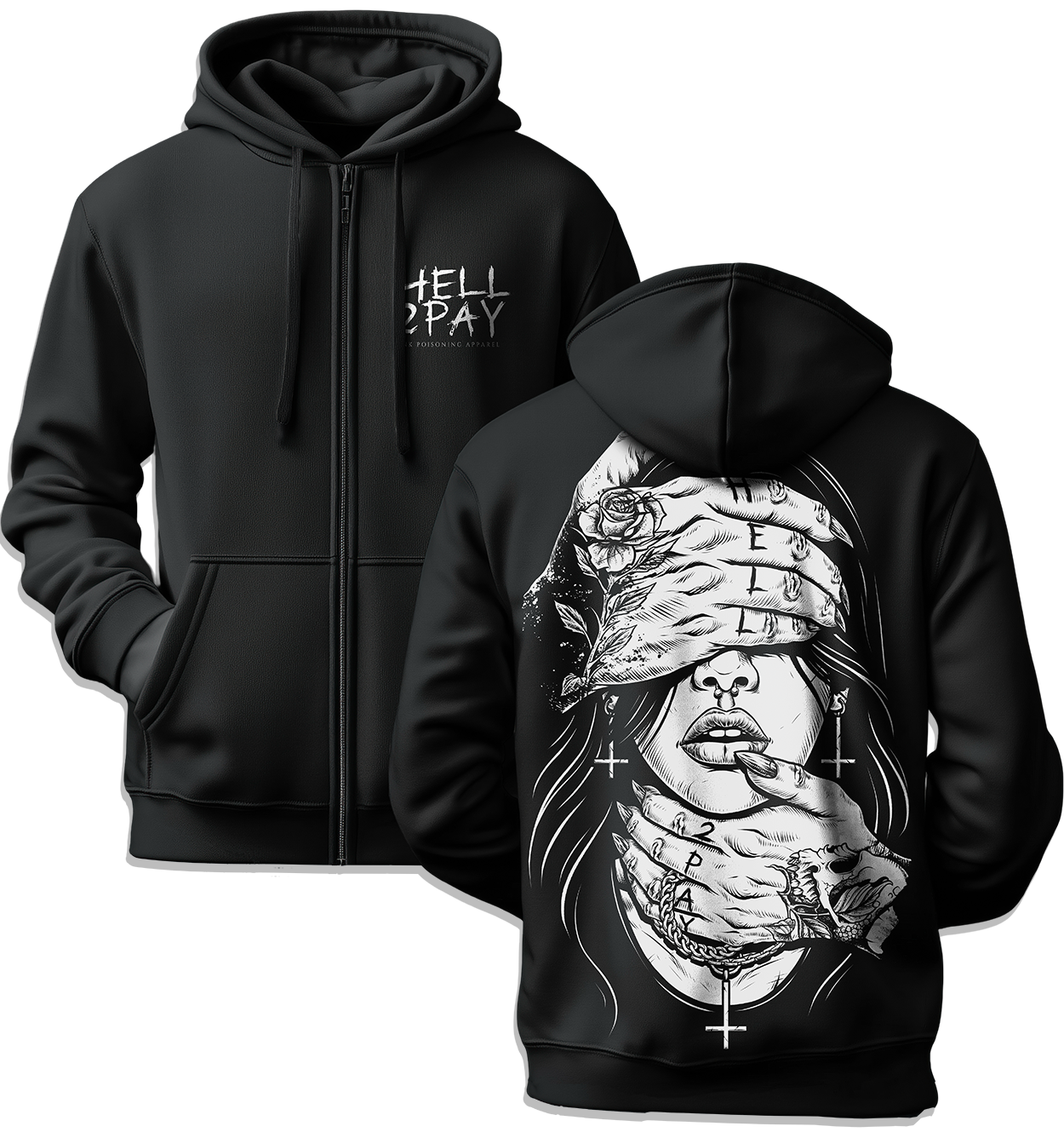 Hell 2 Pay Zip-Up Hoodie