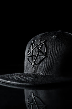 Black Pentagram Snapback